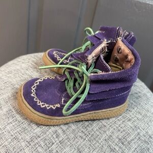 LIVIE & LUCA Shoes Boots Hopper Grape Purple 6